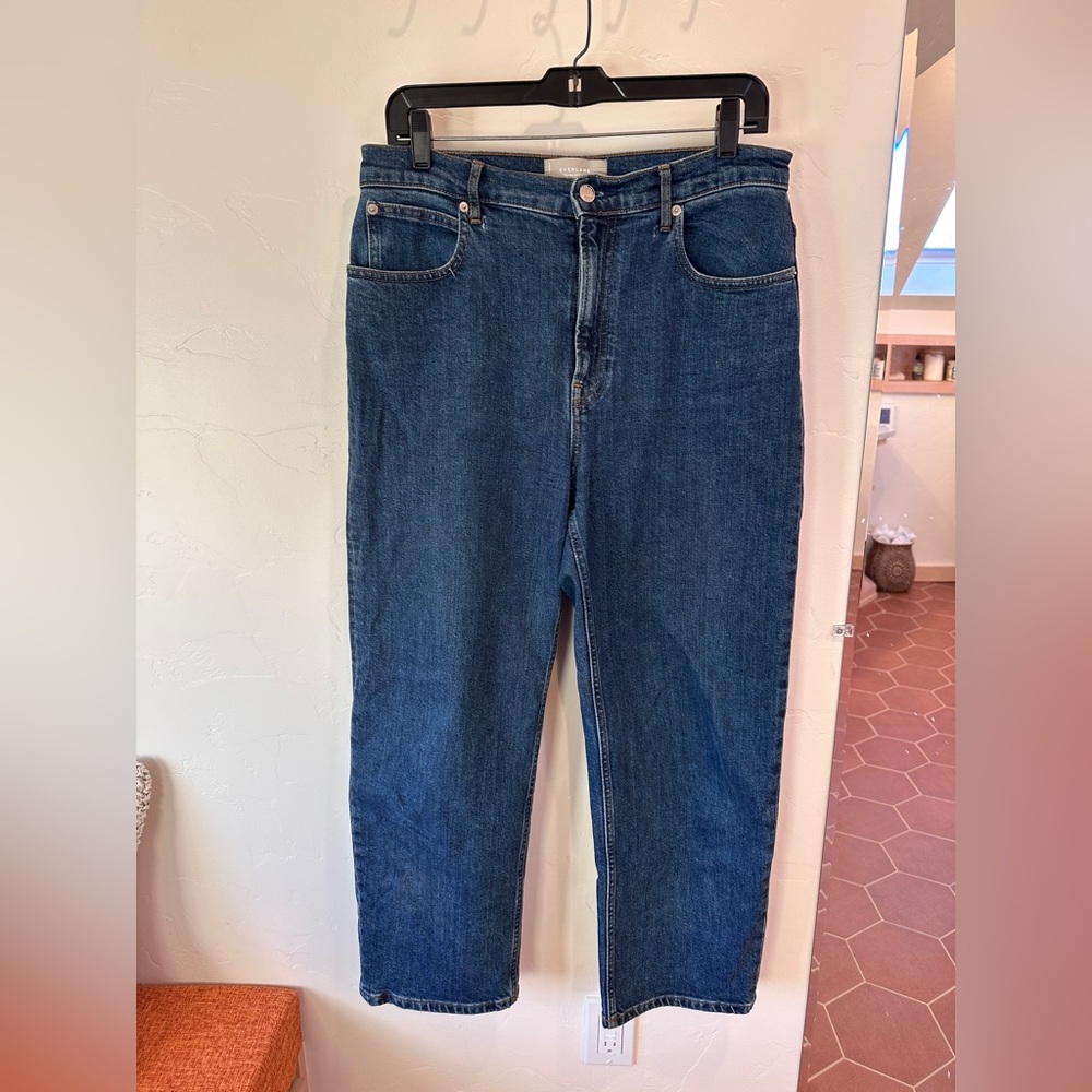 Everlane Way High Jean- size 29- dark denim